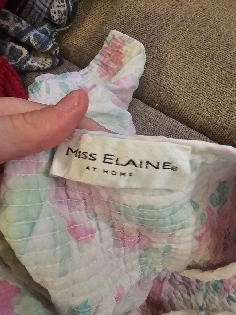 Miss Elaine Floral House Dress