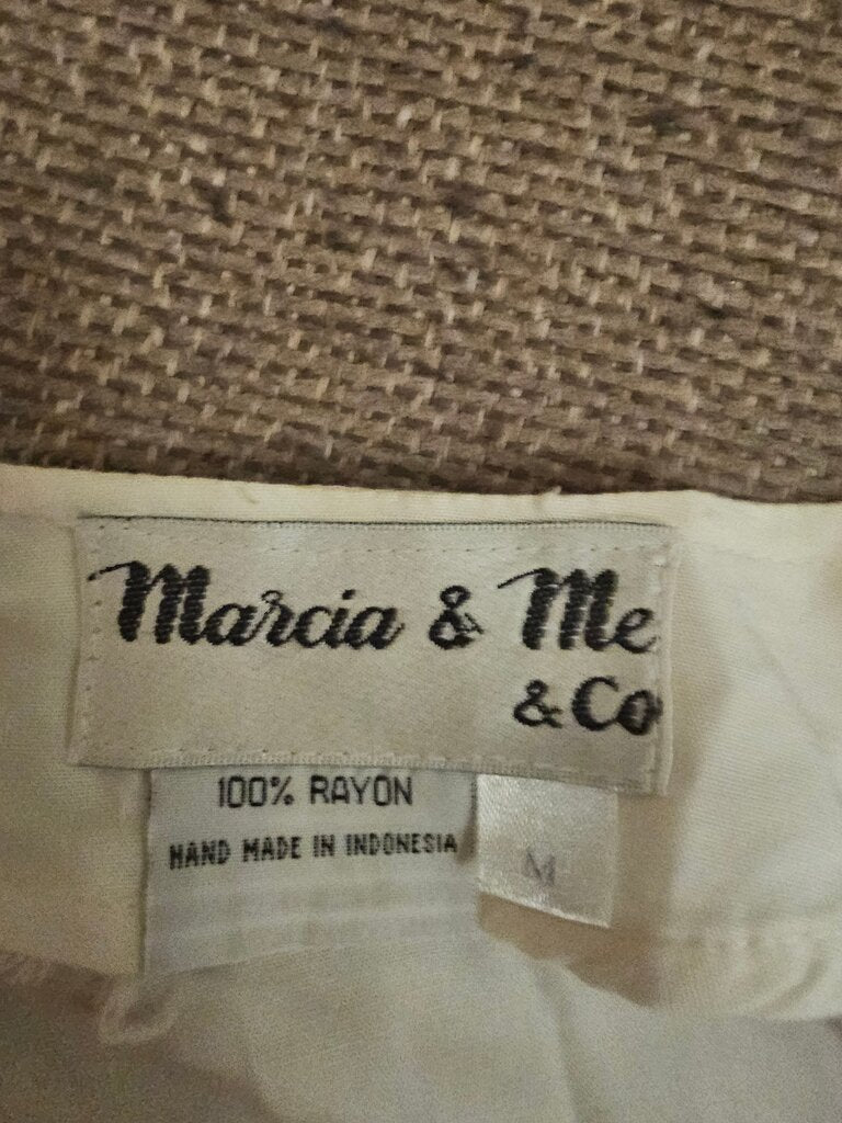Marcia & Me Cream Rayon Cardigan
