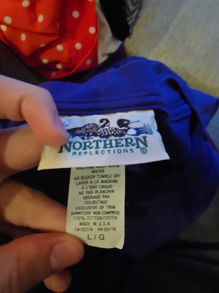 Northern Reflections Large Blue Shirt