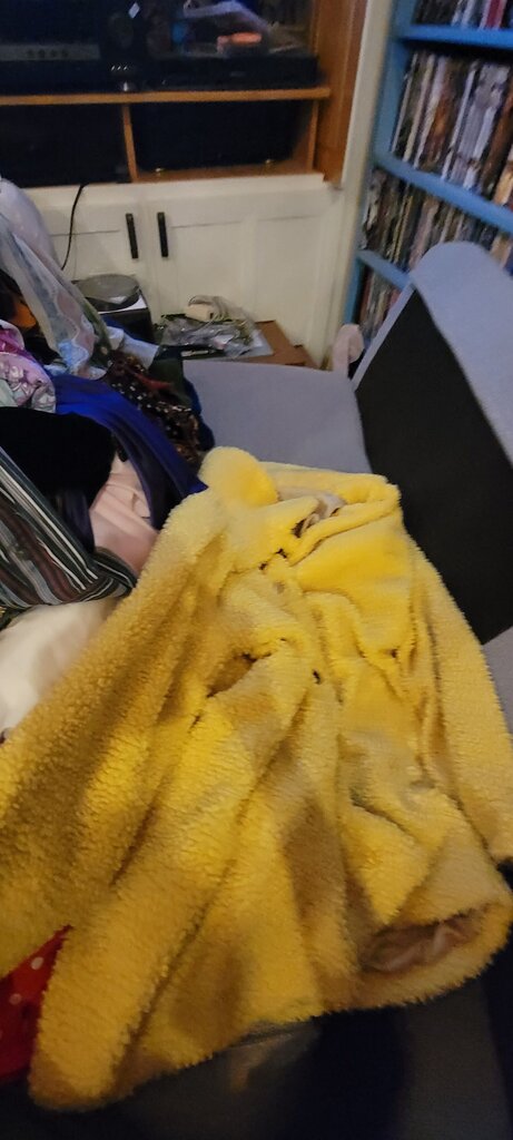 Yellow Fuzzy Blanket