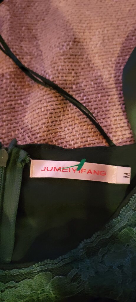 Jumeiyifang Women's Dark Green Dress