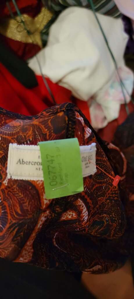 Abercrombie & Fitch One Size Paisley Print Top