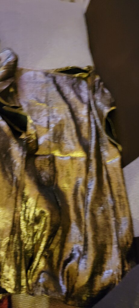 Metallic Gold Sleeveless Top