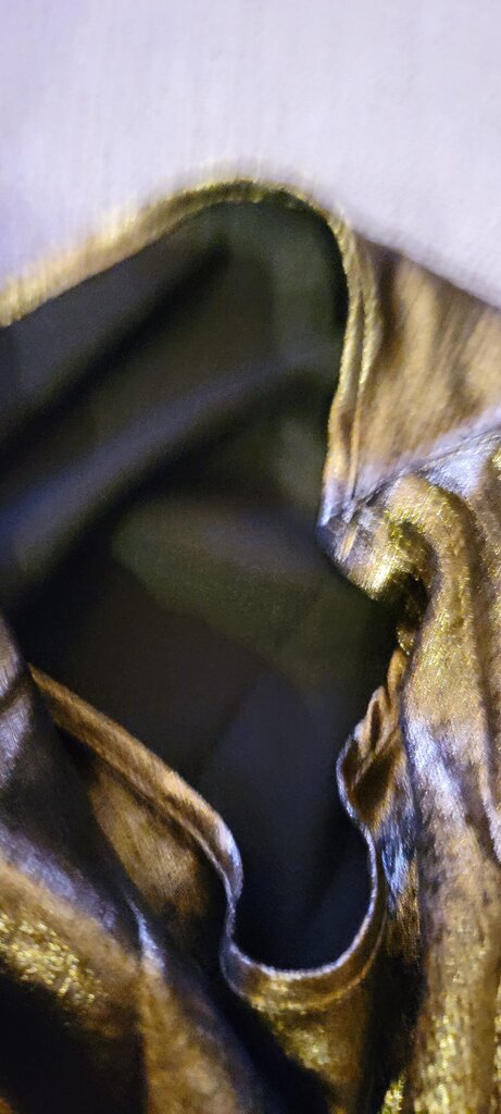 Metallic Gold Sleeveless Top