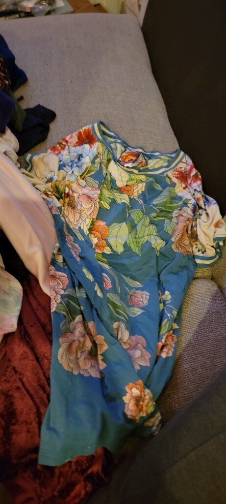 Floral Print Short Sleeve Top