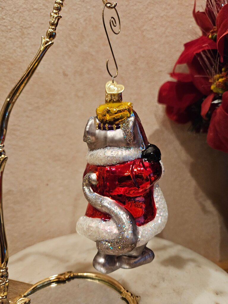 Ornamental Cat Christmas Decoration