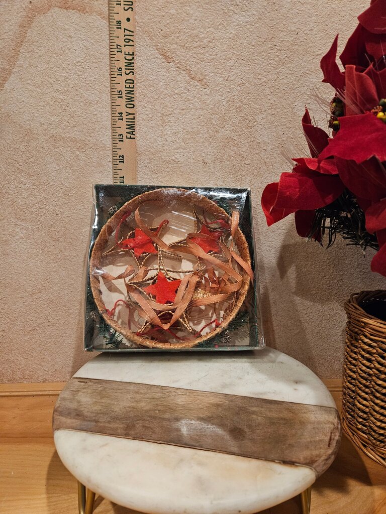 Decorative Seasonal Star Ornament Set