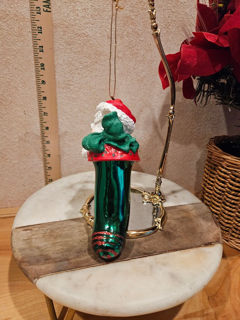 Christmas Cat Stocking Ornament