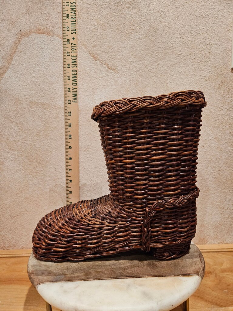 Woven Decorative Boot Basket