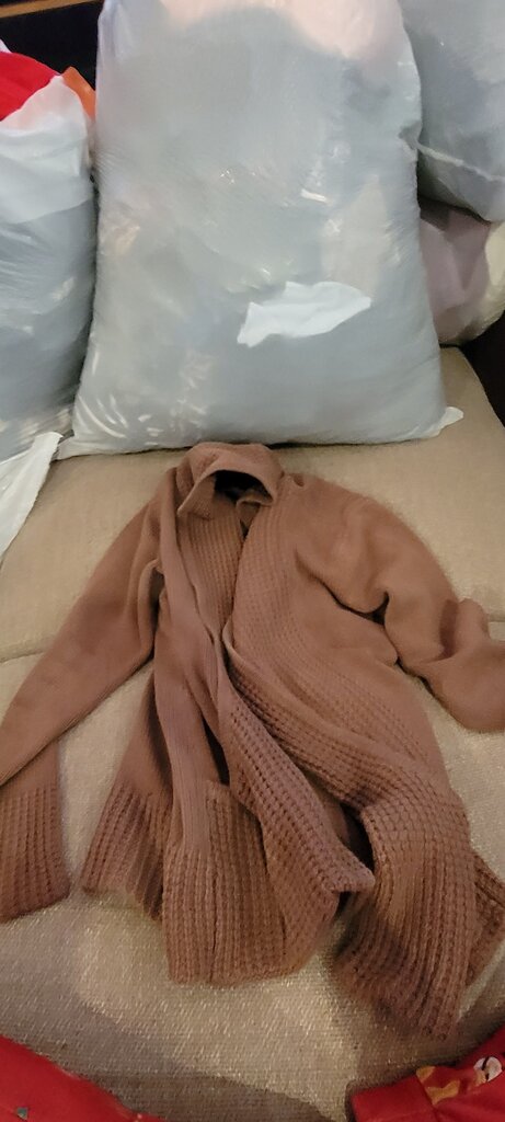 Brown Knit Cardigan by 89th & Madison