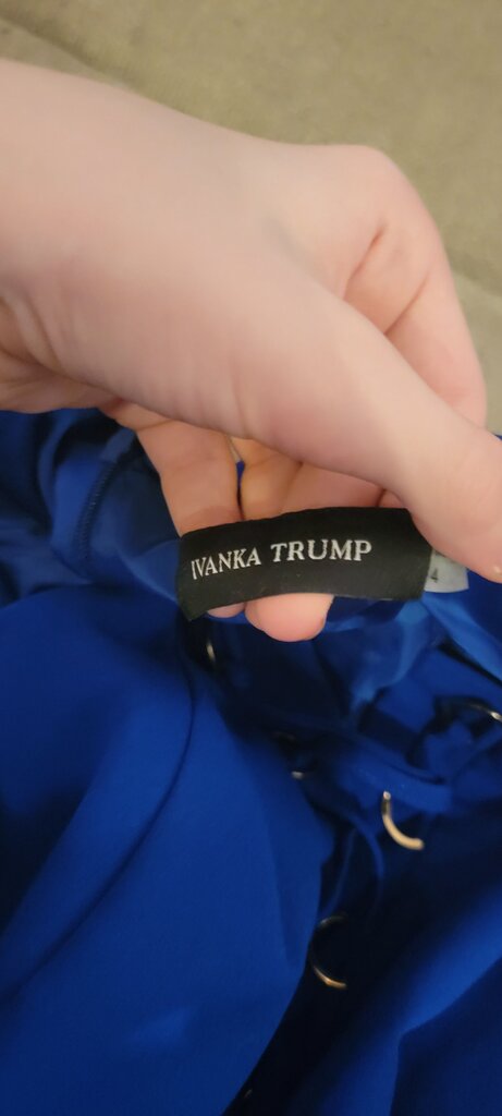 Ivanka Trump Blue Dress