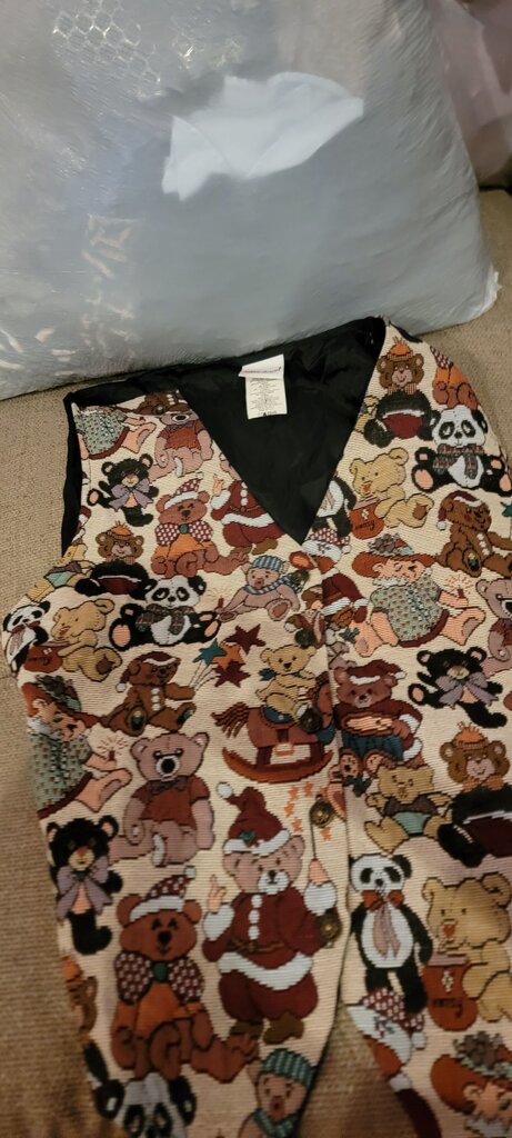 Bobbie Brooks Teddy Bear Print Vest