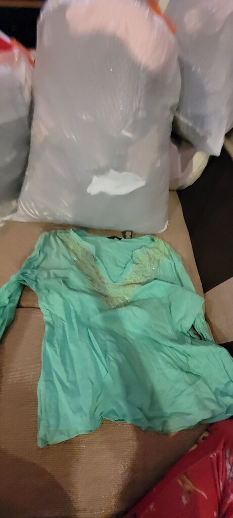 New York & Company Mint Green Top