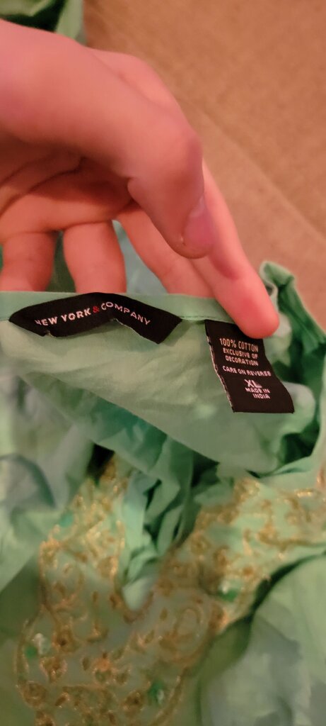 New York & Company Mint Green Top