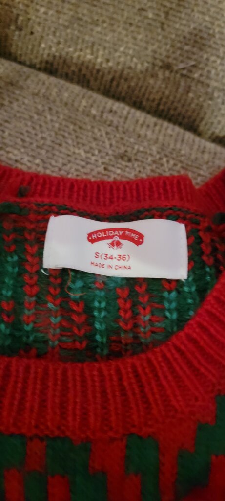 Holiday Themed Sweater with Llama Design