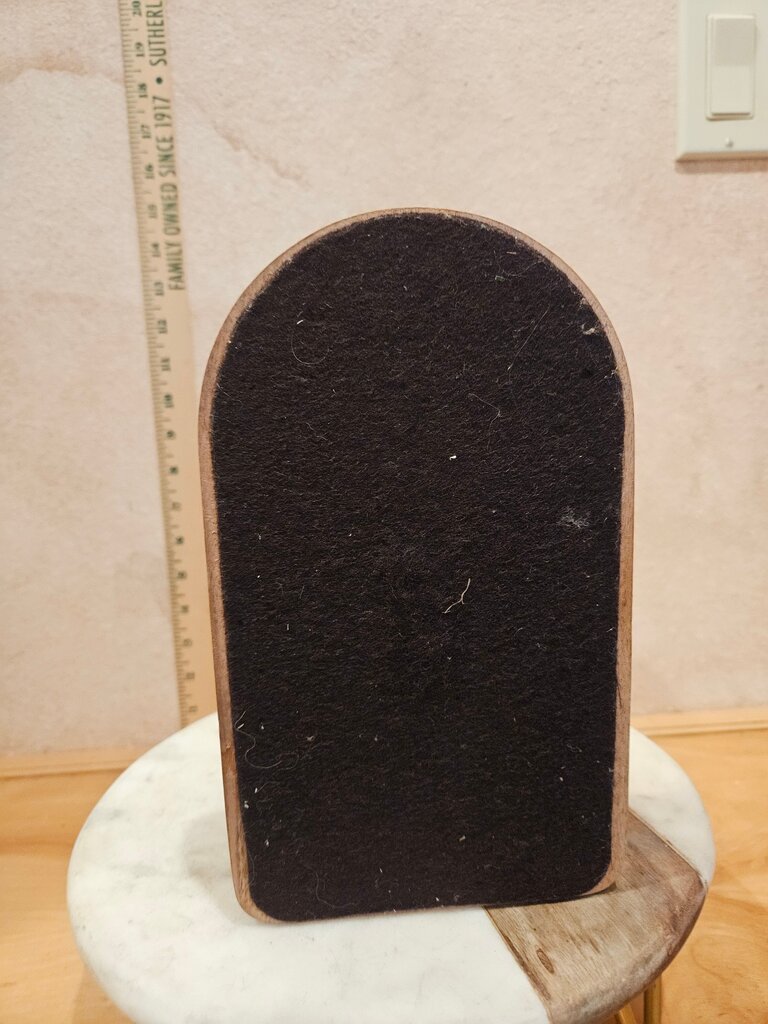 Vintage FAIRFAX Wooden 4 Pipe Stand Rack, utensil organizer, display Holder