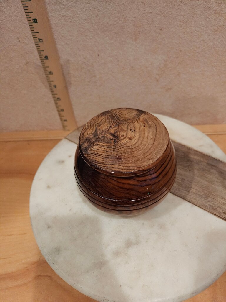 Wooden Hand Turned Sculptural Decorative Bowl / vase