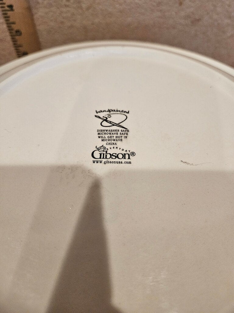 Gibson Santa Fun Holiday Serving Plate Set of 4