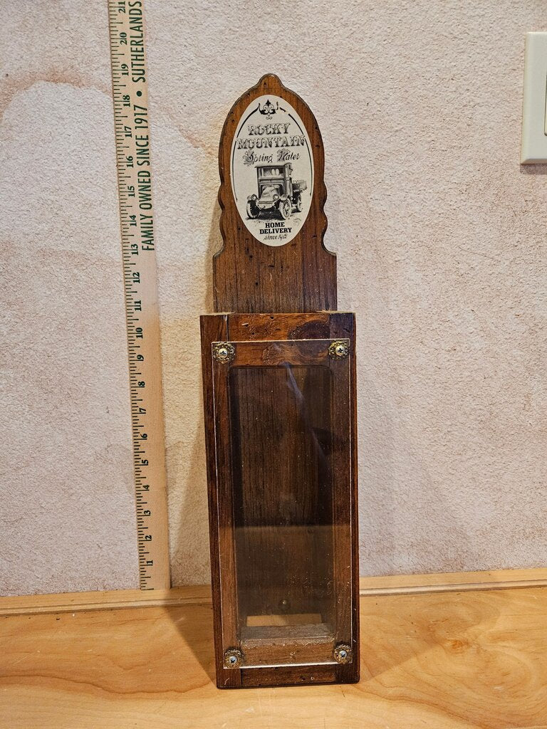 Vintage Rocky Mountain Spring Water-Home Delivery Since 1912 Cup Dispenser
