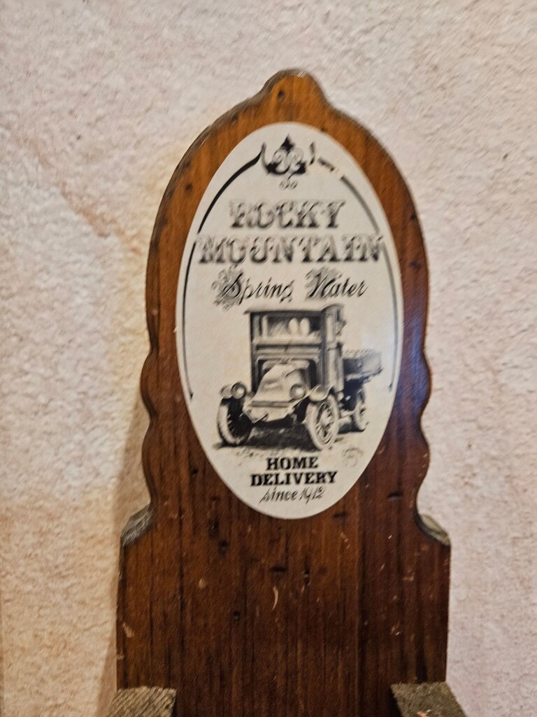 Vintage Rocky Mountain Spring Water-Home Delivery Since 1912 Cup Dispenser