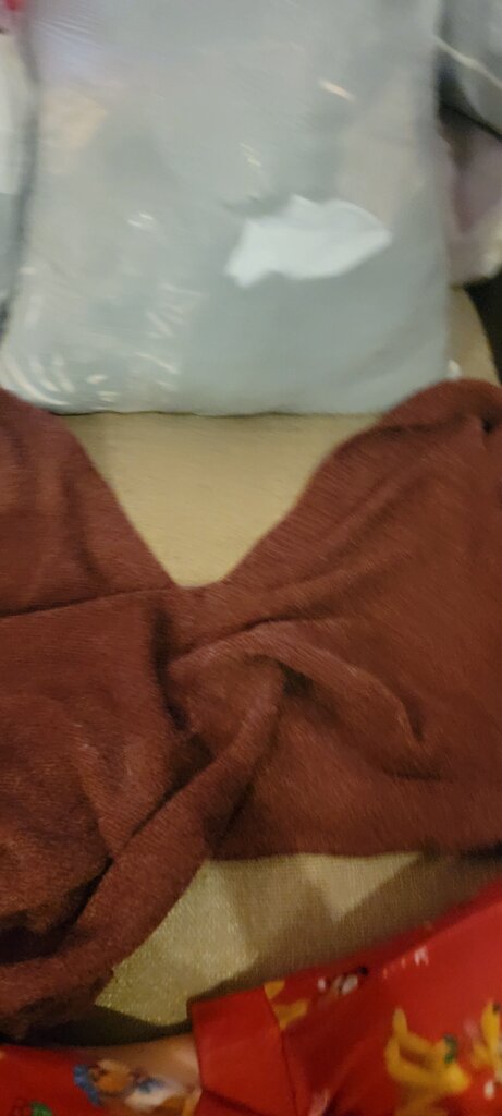 Cozy Brown Knit women's shoulder Wrap