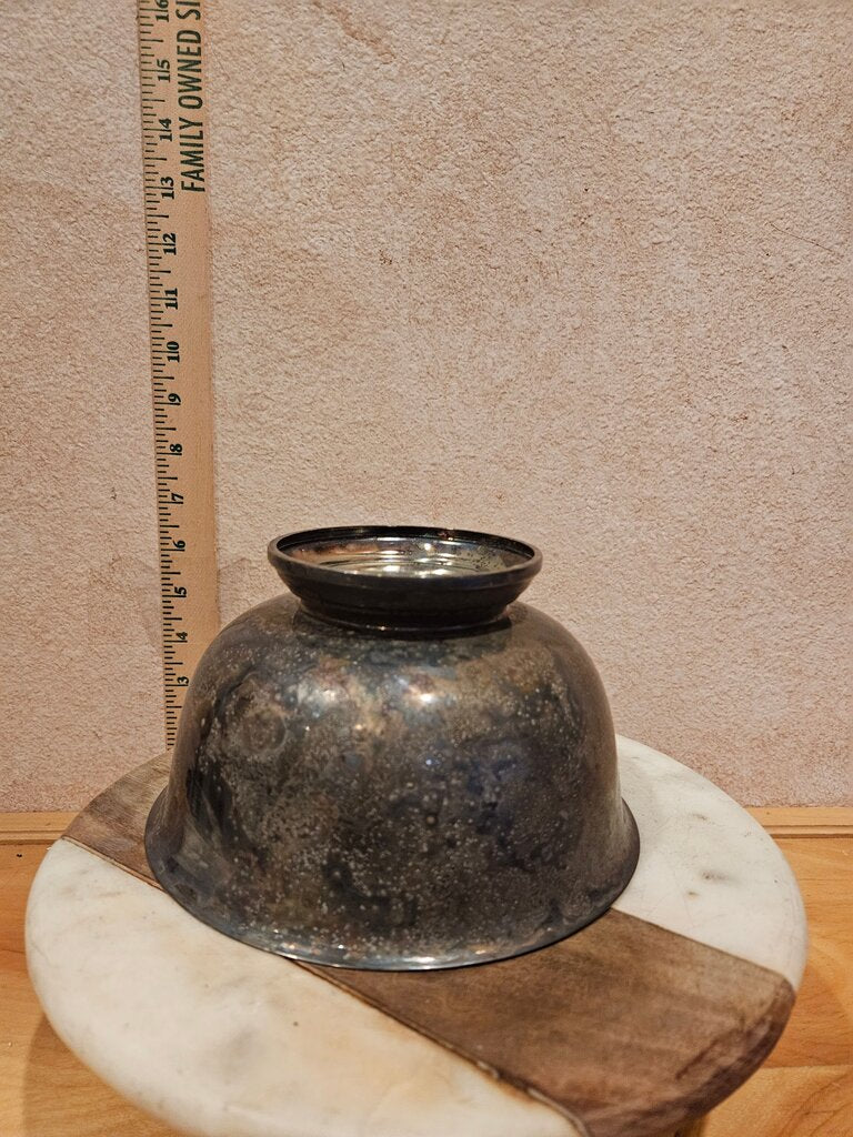 Vintage Oneida Silversmith Paul Revere Reproduction Silver Plate Bowl 8"