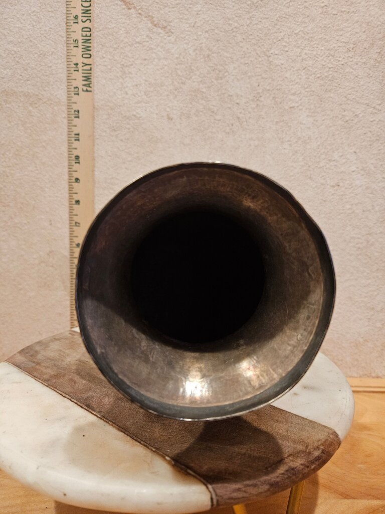 Antique Japanese Edo / Meiji Period? Decoration Incense Burner Vase w Lion Pedestal Feet Dry Flower Vessel