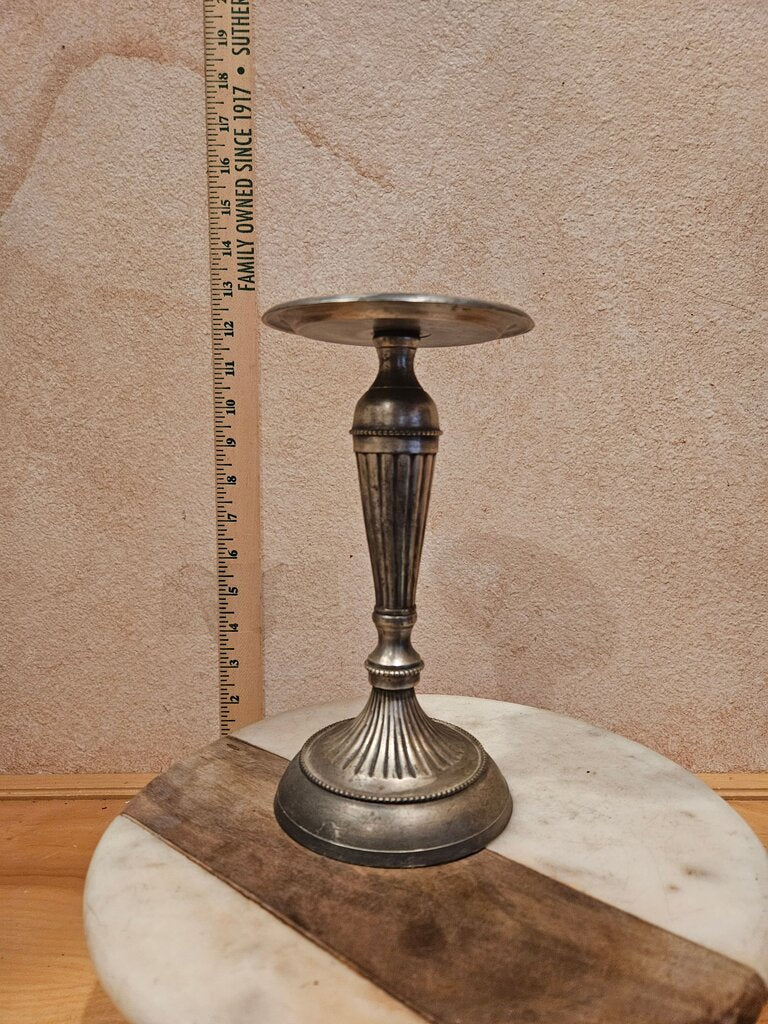 Rare Vintage Empire Silver Metal Stand - Circa 1940’s MCM tableware grandmacore