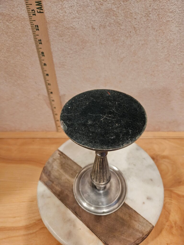 Rare Vintage Empire Silver Metal Stand - Circa 1940’s MCM tableware grandmacore
