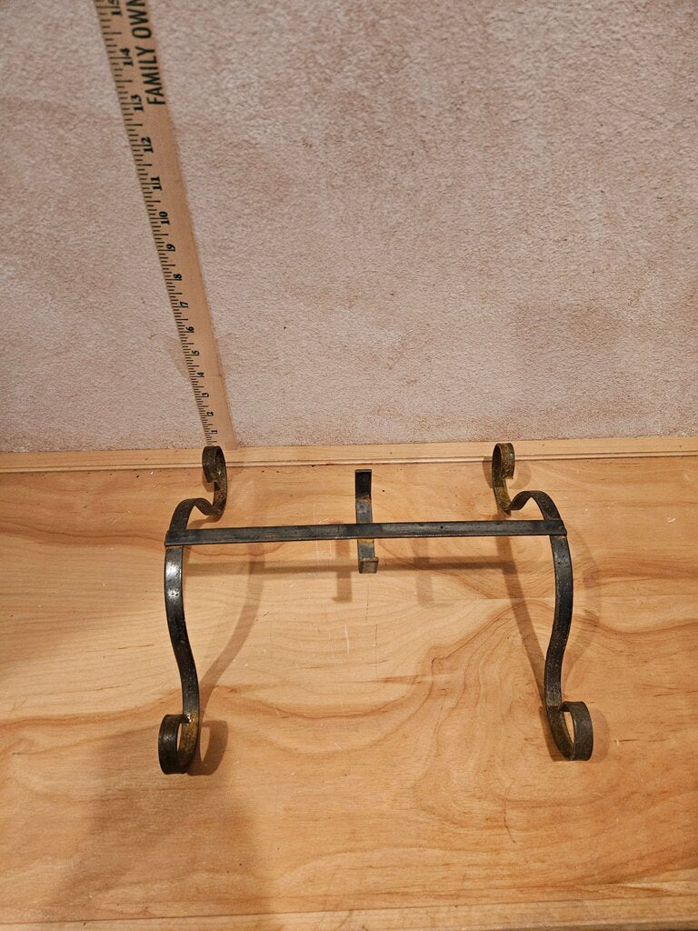 Decorative Iron Sugar Mold Base Metal Stand Farmhouse Country table display