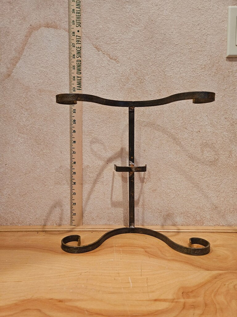 Decorative Iron Sugar Mold Base Metal Stand Farmhouse Country table display