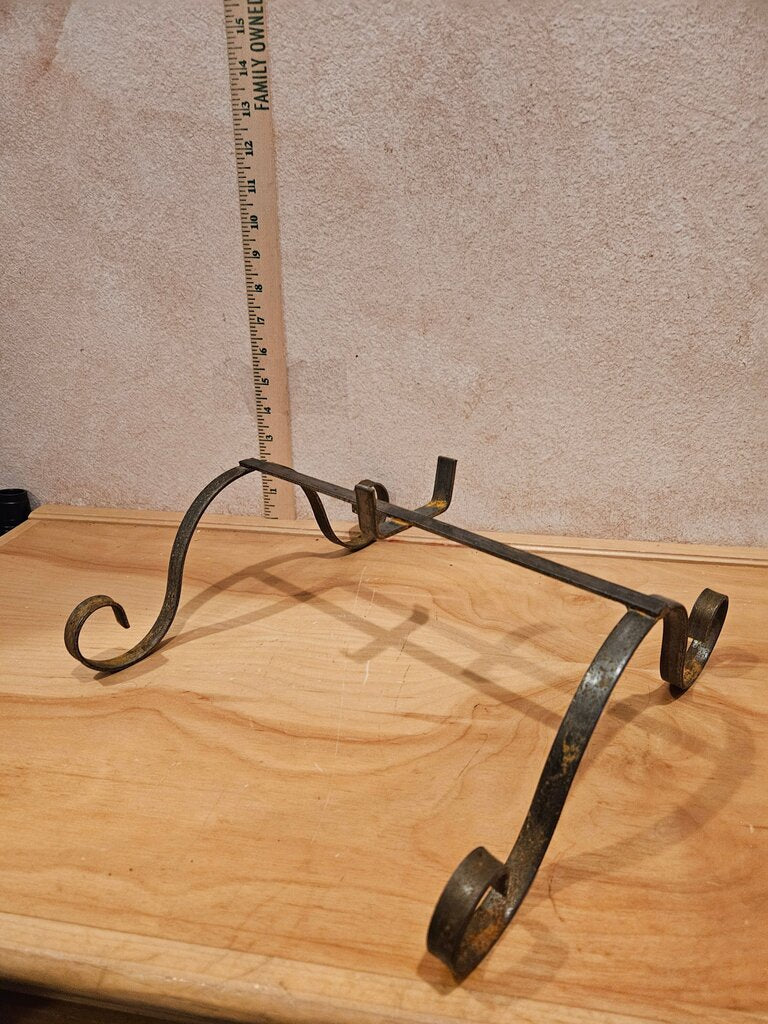 Decorative Iron Sugar Mold Base Metal Stand Farmhouse Country table display