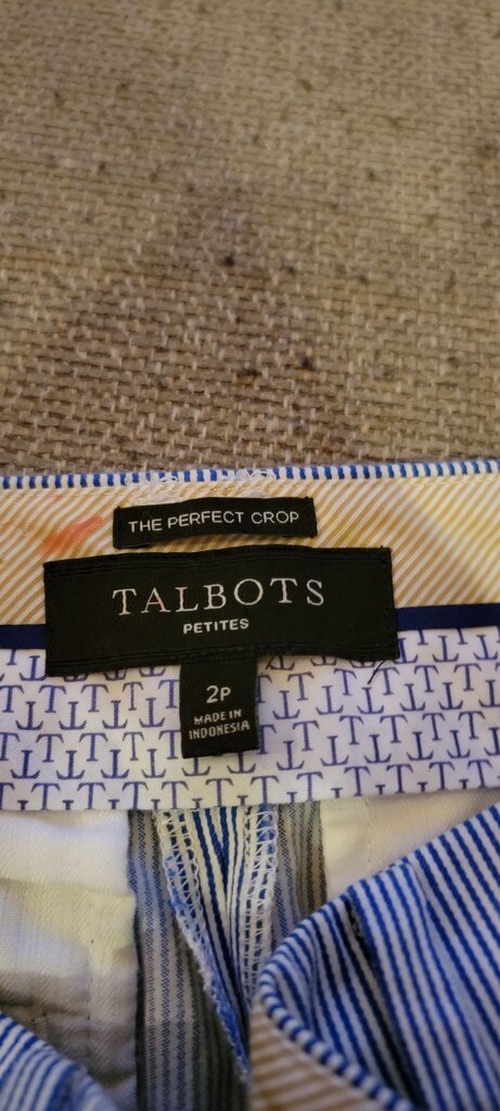 Talbots Perfect Crop Pants