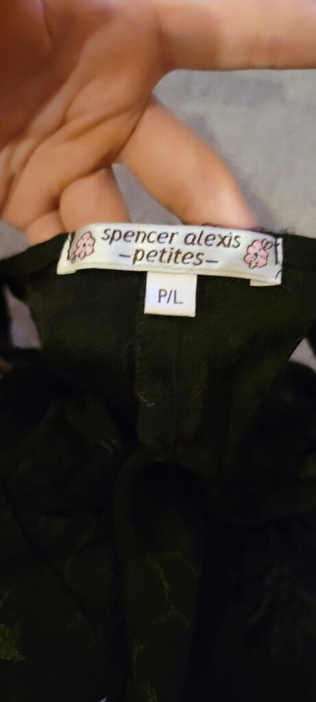 Spencer Alexis Petites Black Top