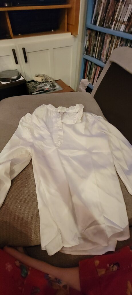 H&M White Long Sleeve Shirt