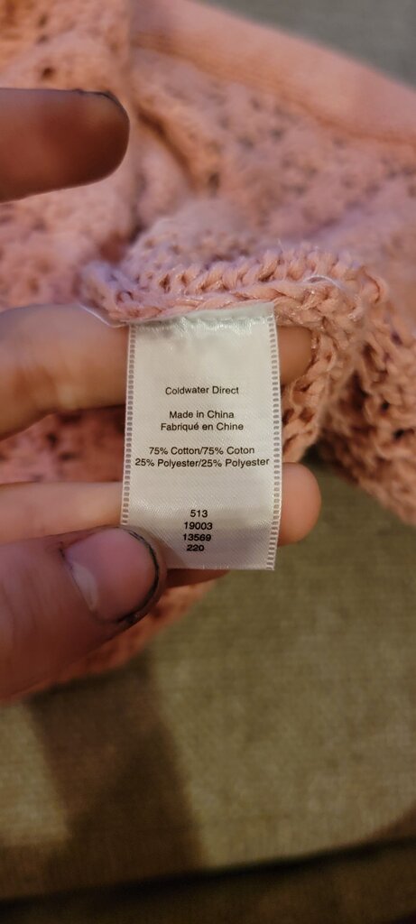 Pink Crochet Shrug