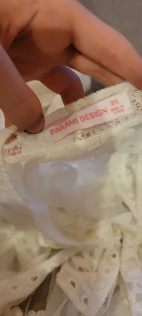 Cream Lace Cover-Up by Parami Design