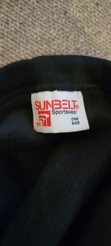 Sunbelt Sportswear Black Cardigan with Colorful Design
