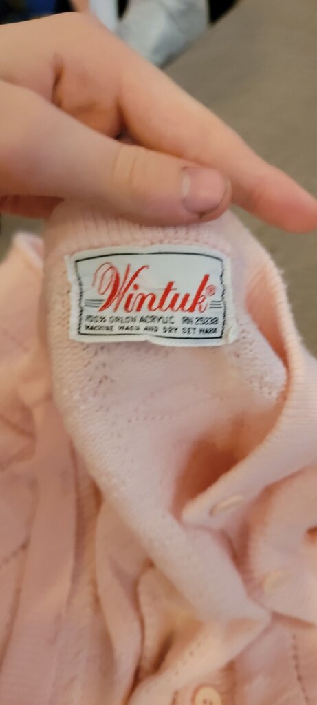 Wintuk Pink Cardigan Sweater