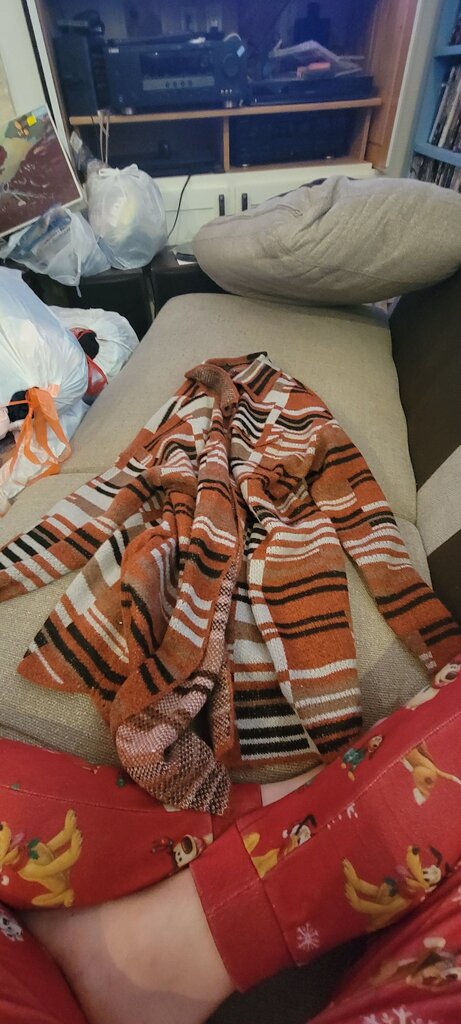 Striped Knit Cardigan