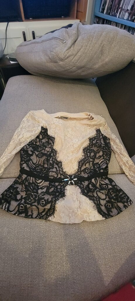 J.R. Nites Women's Lace Top