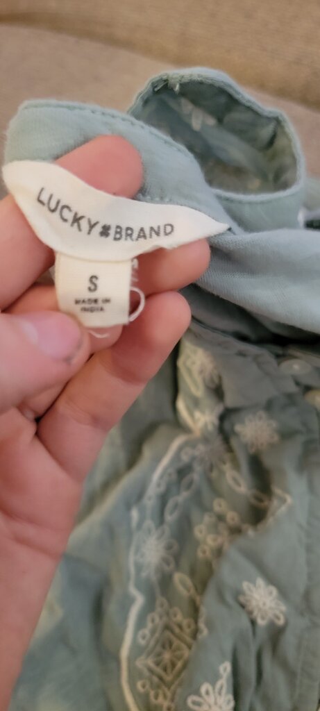 Lucky Brand Women's Embroidered Top