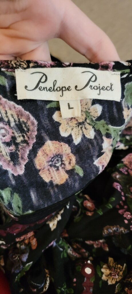 Black Floral Print Dress by Penelope Project