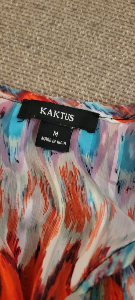 Kaktus Colorful Sleeveless Top