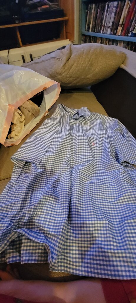 Ralph Lauren Classic Fit Blue Gingham Shirt