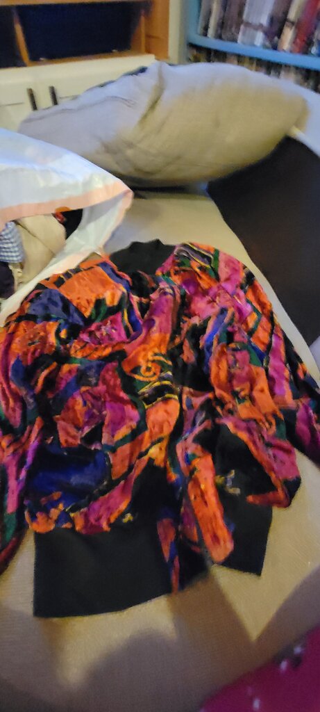 Vibrant Abstract Pattern Multicolor Jacket
