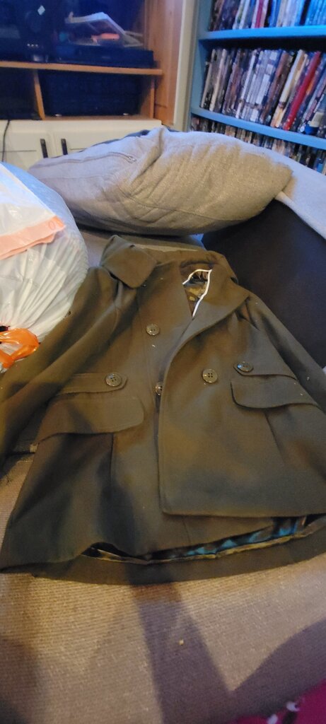 Pink Envelope Women's Olive Green Coat
