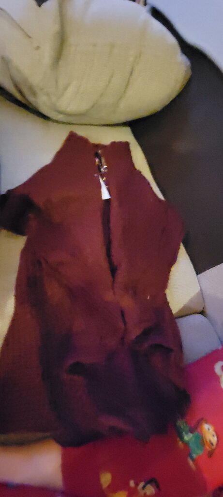 Entro Women's Large Burgundy Cardigan