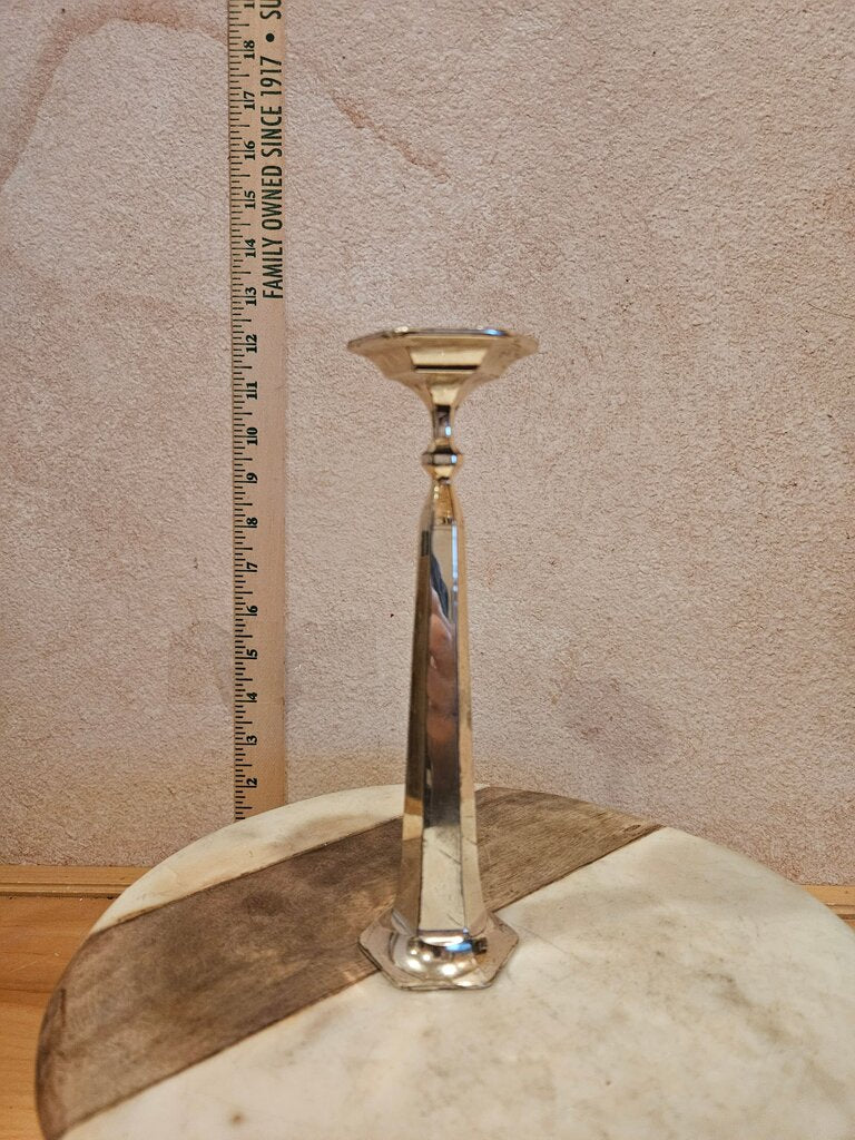 Elegant Vintage Tarnished age patinaed Art Deco Continental Bud Vase Bud made in Japan