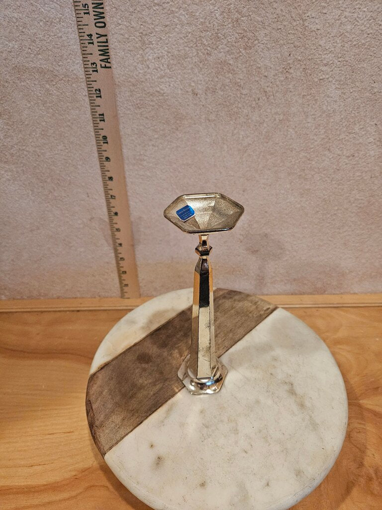 Elegant Vintage Tarnished age patinaed Art Deco Continental Bud Vase Bud made in Japan